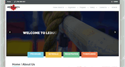 Desktop Screenshot of leducgymnastics.com