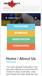 Mobile Screenshot of leducgymnastics.com